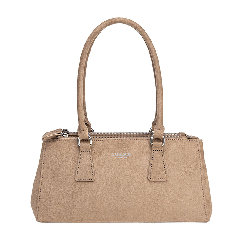 BAGUETTE BAG A SPALLA SCAMOSCIATO