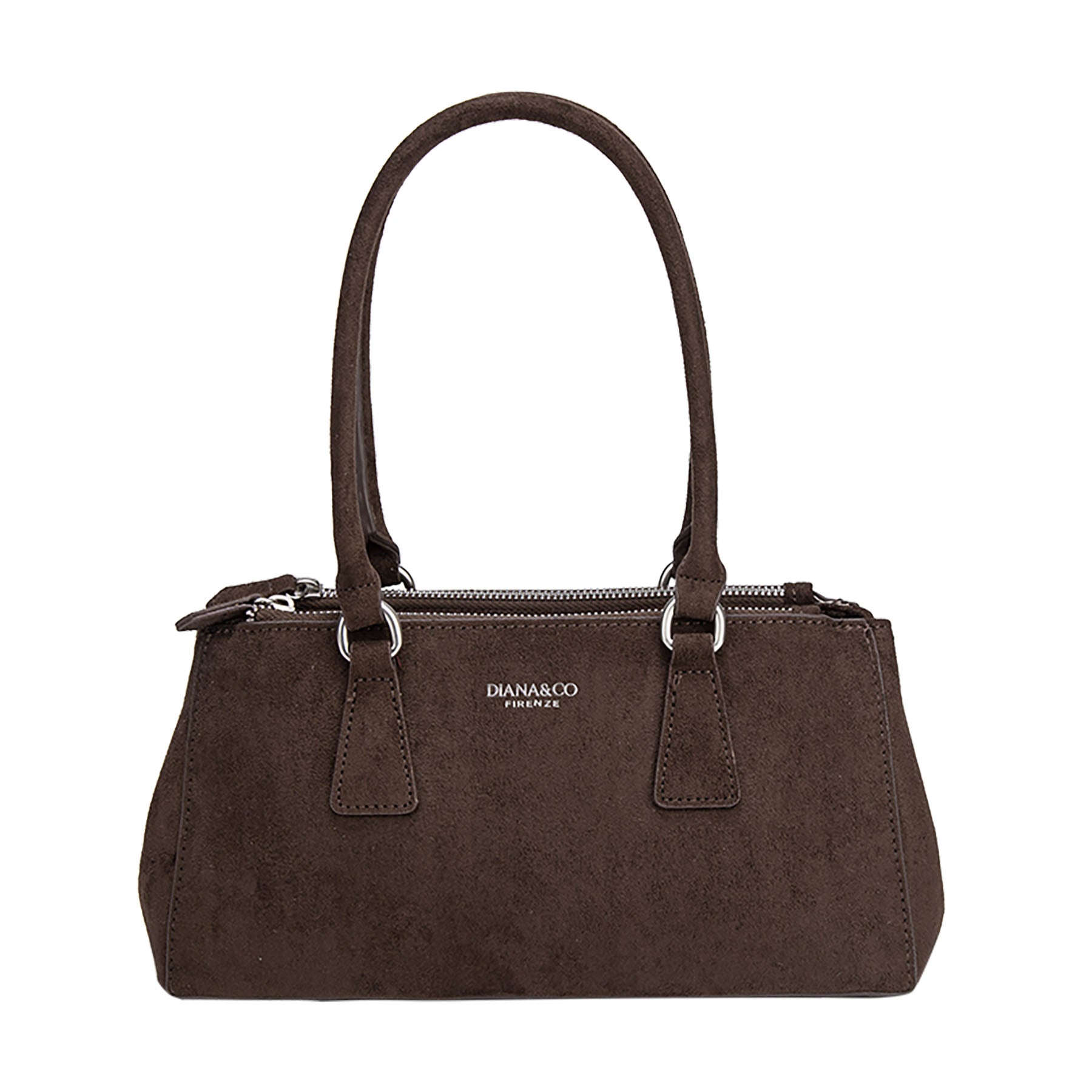 BAGUETTE BAG A SPALLA SCAMOSCIATO
