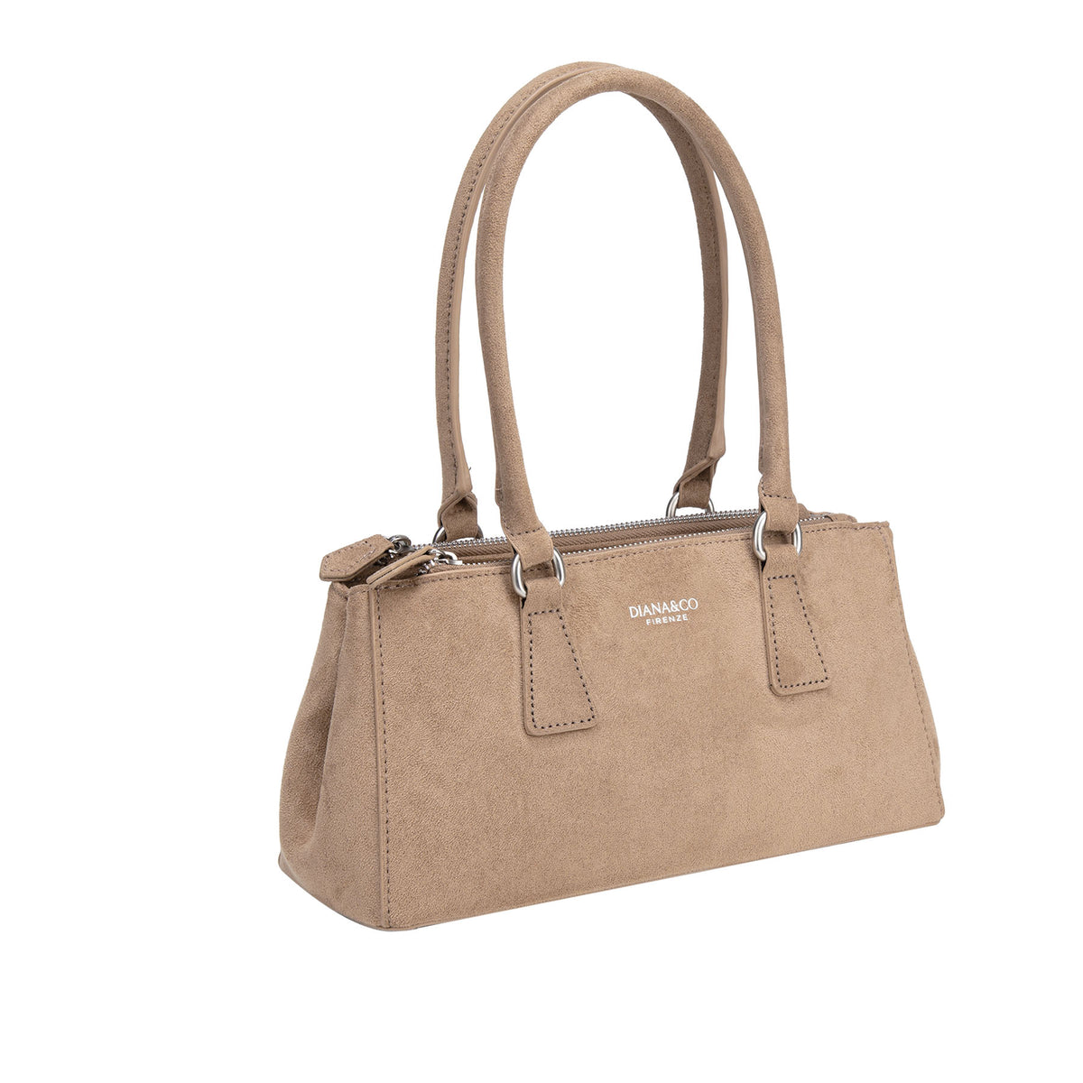 BAGUETTE BAG A SPALLA SCAMOSCIATO